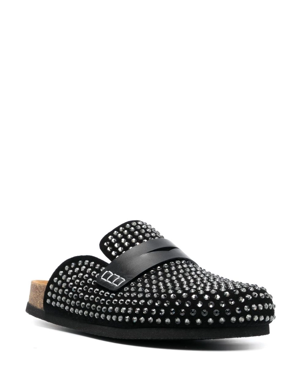 Affordable mules Anderson JW crystal-embellished leather Women 0503